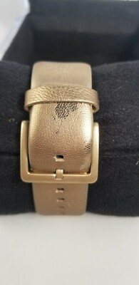 DKNY Square Watch With Bronze Leather Strap NY3680 | eBay