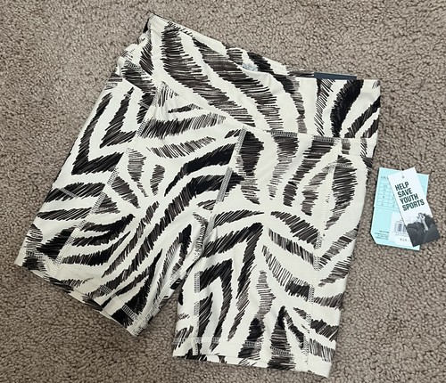 new DSG girl's BIKE SHORTS sz M (8-10years) Compression Zebra Print Biker Tights - Picture 6 of 6