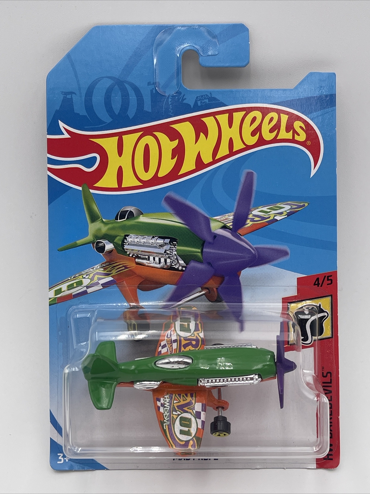 2018 Hot Wheels HW Daredevils 4/5 Mad Propz Green #4/5 New