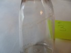 Vintage 1-MNN Half Pint Clear  Glass Milk Bottle 5.50" Tall — photo 8