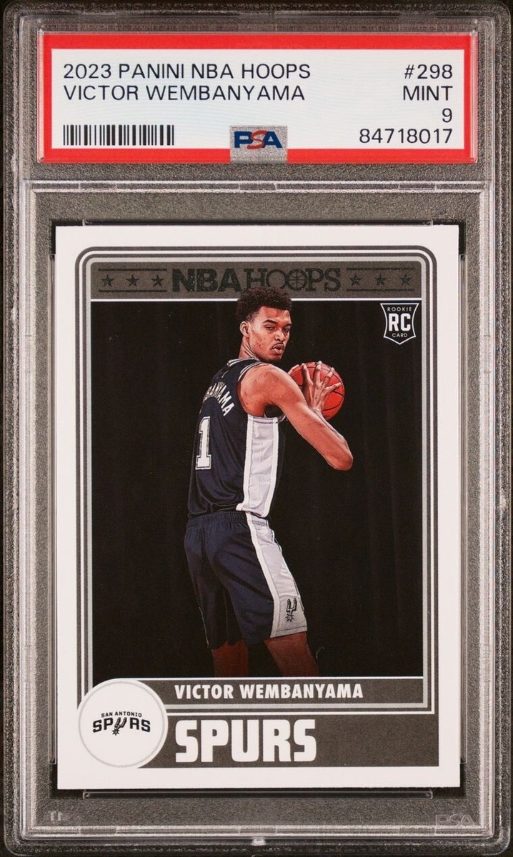 2023-24 Panini Hoops Victor Wembanyama Rookie #298 PSA 9 MINT RC 