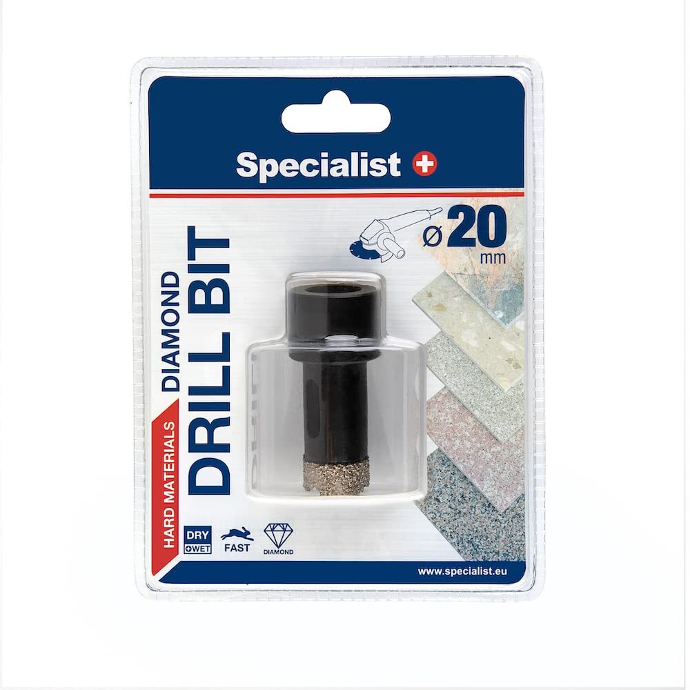 Specialist+ I Thread M14 - Punta diamantata per piastrelle, granito,