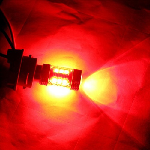 2Pcs 1157 BAY15D Red LED Bulb Car Brake Ligth 80W Stop Turn Signal Tail Lamp 12V - Picture 6 of 8