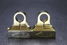 AUDIOPIPE GOLD 24K BATTERY TERMINAL POST 0 4 8 GAUGE WIRE NEGATIVE & POSITIVE