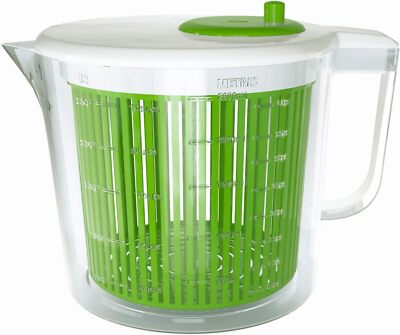 Single Serve Small Salad Spinner - Mini Prep Lettuce Spinner and Dryer With M...