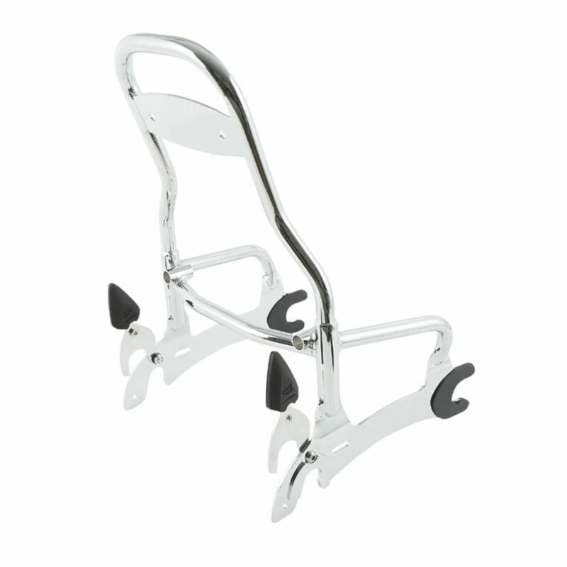 Respaldo Sissy Bar cromado 12" almohadilla negra apto para Indian Chief vintage 14-18 17 Foto 4 de 4