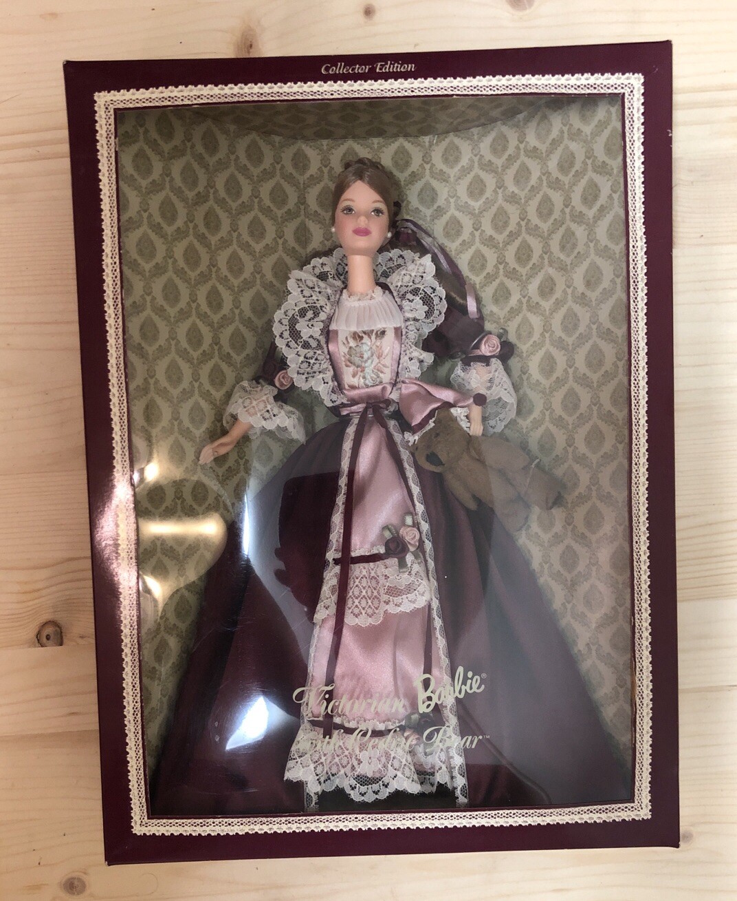 victorian barbie with cedric bear