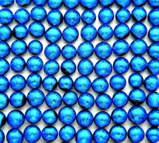 TEAL TINY Lot 100 pcs DICHROIC mosaic FUSED GLASS (V23) CAB JEWELRY MAKING