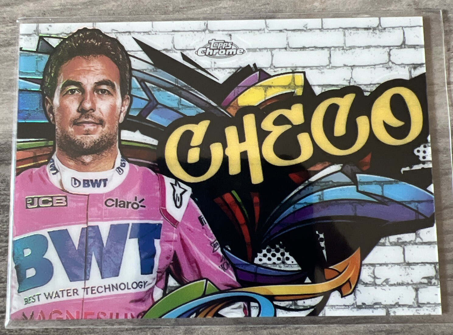 SERGIO PEREZ 2020 Topps Chrome Formula 1 CHECO No. TT-10 Track Tags F1 RC Hot 🔥