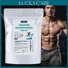 LuckyCare Creatine Monohydrate (Micronized) Powder 1000g - 5000mg Per Serving