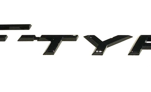 JAGUAR F TYPE BOOT TRUNK BADGE EMBLEM NEW GENUINE BLACK FINISH - Picture 2 of 2