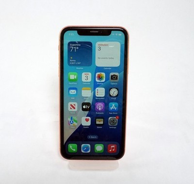 Apple iPhone XR 256GB Coral A1984 MT3H2LL/A Unlocked Clean IMEI 80% Battery