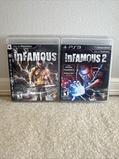 Infamous 1 and 2 Bundle Lot PlayStation 3 PS3 CIB Complete