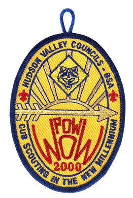 Hudson Valley Council (NY) 2000 Pow Wow Pocket Patch  BSA