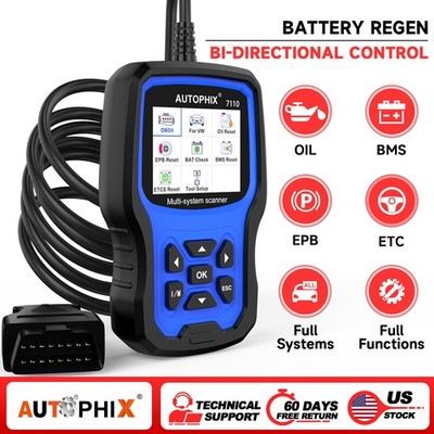 AUTOPHIX 7110 For VOLVO OBD2 Scanner Oil Reset ABS SRS EPB TPMS BMS All System