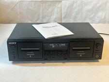 Sony TC-WE475 Auto Reverse High Density Head Stereo Dual Cassette Deck