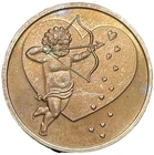 1/4 oz .999 Silver Valentines Cupid Round - 8 Grams Fractional #002