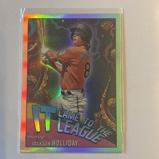 2023 Bowman Chrome - It Came to the League Jackson Holliday #CFL-9 🔥 