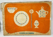 Vassoio Da Camera Kartell White Plastic Folding Table/Serving Tray US Seller