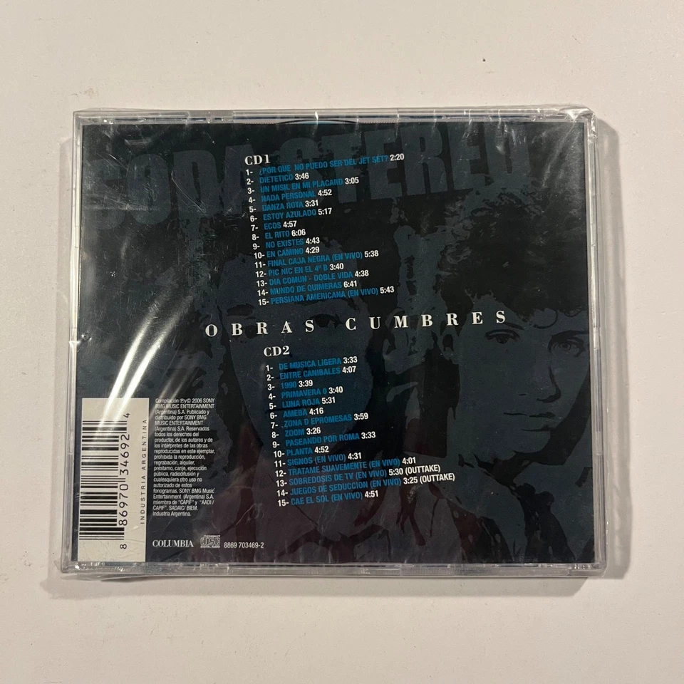 Soda Stereo Orbas Cumbres Parte 2 CD Brand New Sealed Free Shipping Australia - Image 2 of 4