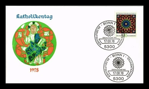 Dr Jim Stamps West Germany 85th German Catholics Congress 1978 First Day Cover