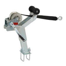 Adjustable Winch Post Winch Stand W/ Roller 1400lbs Winch For Boat Trailer New