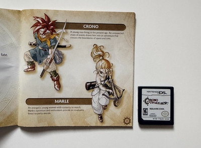 Chrono Trigger Nintendo DS Game with Manual Authentic Rare Tested