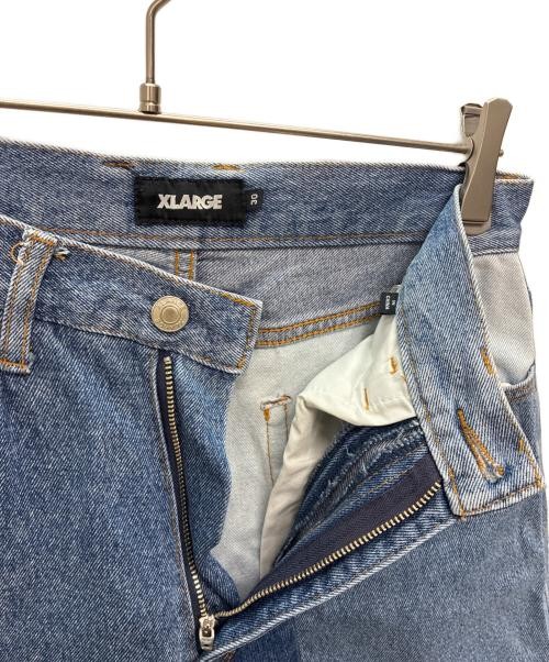 X-LARGE                    PATCHWORK DENIM PANTS … - image 4