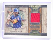 ADOLIS GARCIA 2025 TOPPS MUSEUM MEANINGFUL MATERIAL GAME USED PATCH Q0170