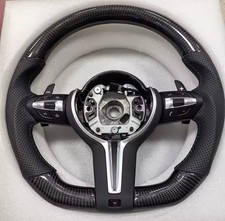 Bmw F30 F32 F80 F82 M2 M3 M4 Real Carbon Fiber M Sport Steering Wheel Paddles
