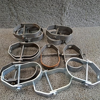 Anvil 260, Empire E11. 2'' steel pipe Clevis hangers. slight rust Bakers Dozen-13