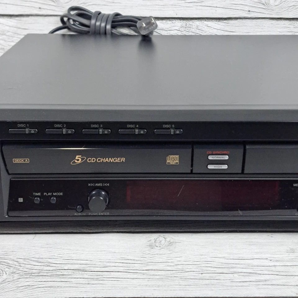 Sony RCD-W500C Multi CD Player Recorder Parts Repair Needs Belts - Image 4 of 4