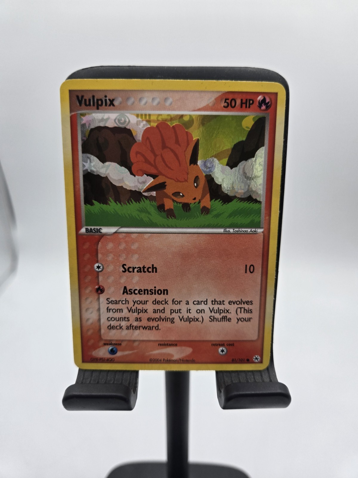 Pokemon Card Vulpix 81/101 Reverse Holo Ex Hidden Legends