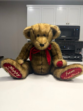 Vintage Dan Dee Collector s Choice Teddy Bear 15 Happy Holidays From New York