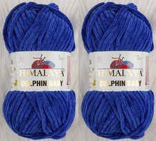 Himalaya Dolphin Baby Yarn 2 Skeins Super Bulky 100g Each for Knitting Croche...