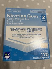 Rite Aid Nicotine Gum Sealed Uncoated Original 2mg 170 Pieces Sealed Exp: 1/2027