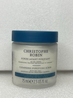 CHRISTOPHE ROBIN Cleansing Purifying Scrub With Sea Salt DetoxShampoo *NEU*75 ml