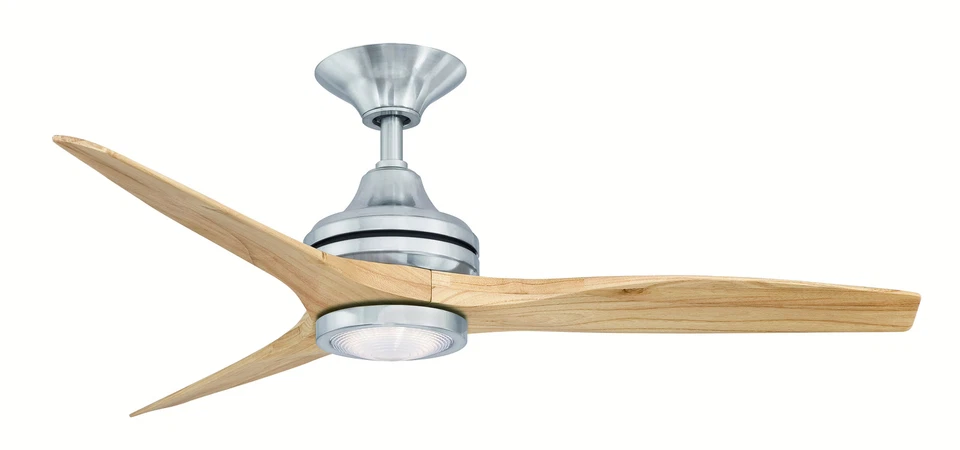 Fanimation Spitfire Ceiling Fan Motor in Brushed Nickel - Image 2 of 4