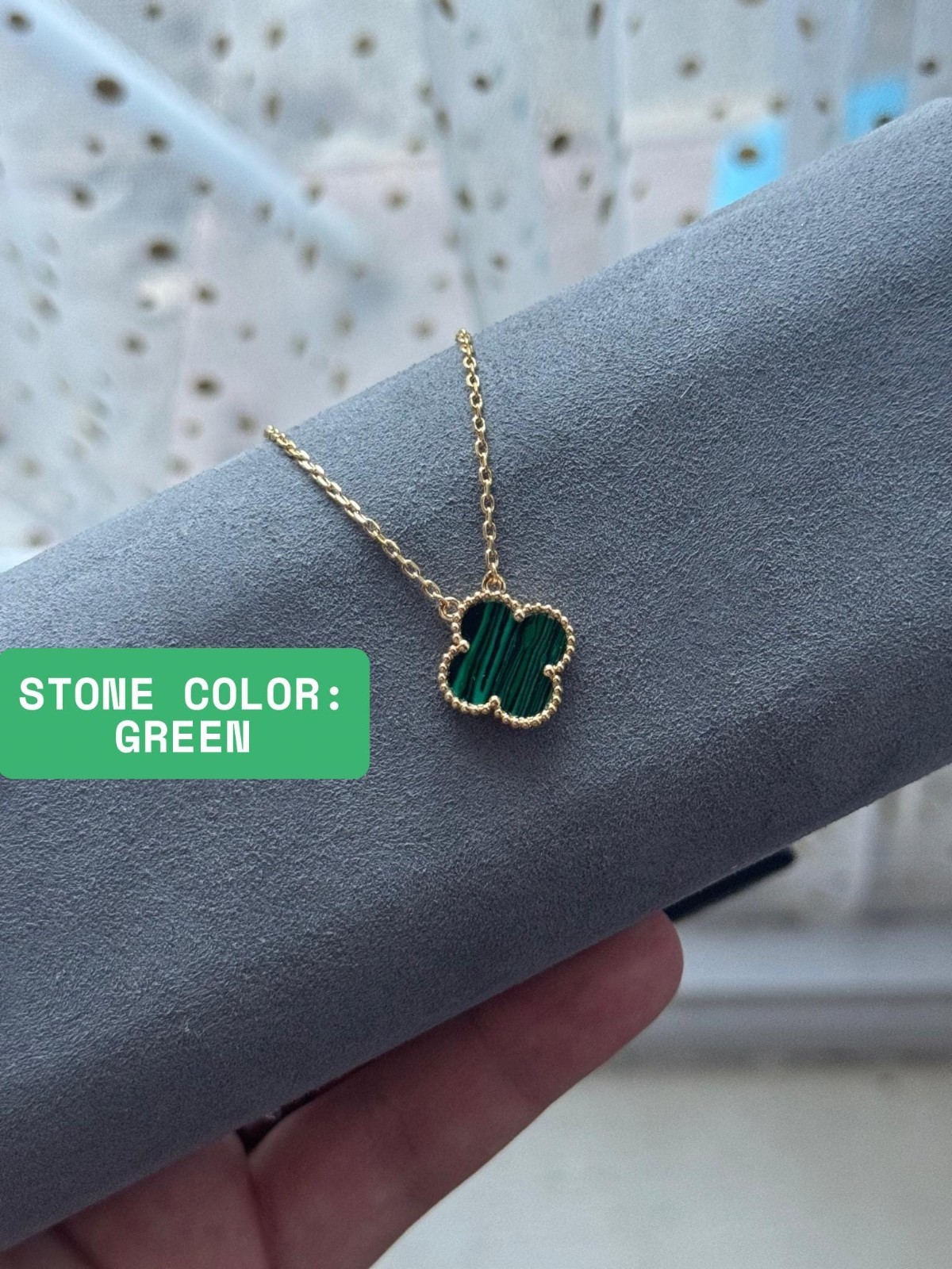 Van Cleef & Arpels Vintage Alhambra Malachite Gold Pendant Necklace