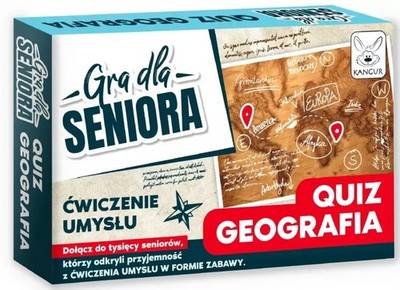 Gra dla Seniora. Quiz geografia Kangur