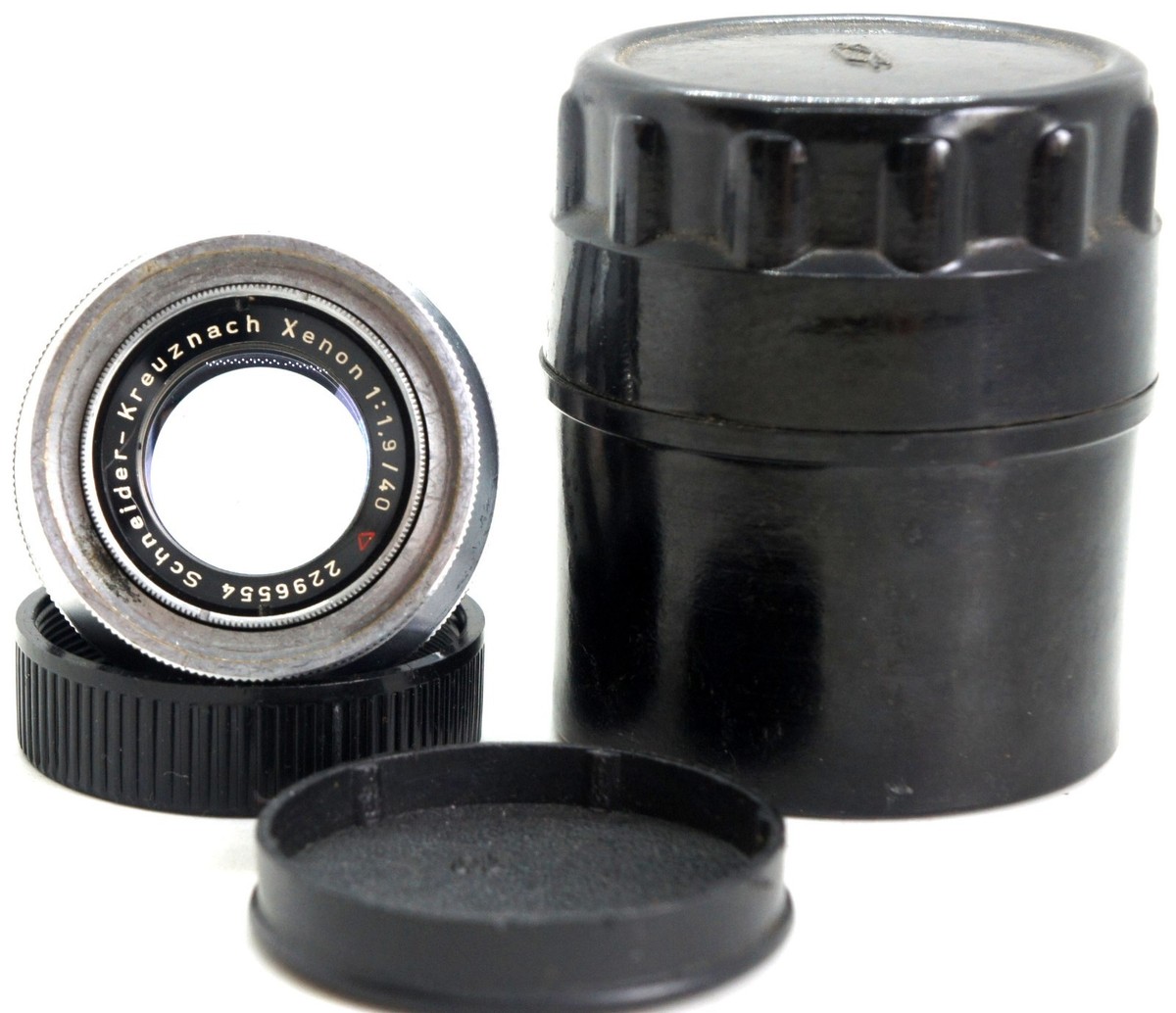 Rare SCHNEIDER KREUZNACH XENON 40 mm F1.9 lens M26 mount for Robot