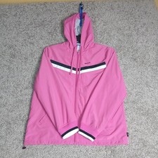Reebok Women's Pink Activewear Jacket with Hoodie Size Medium
