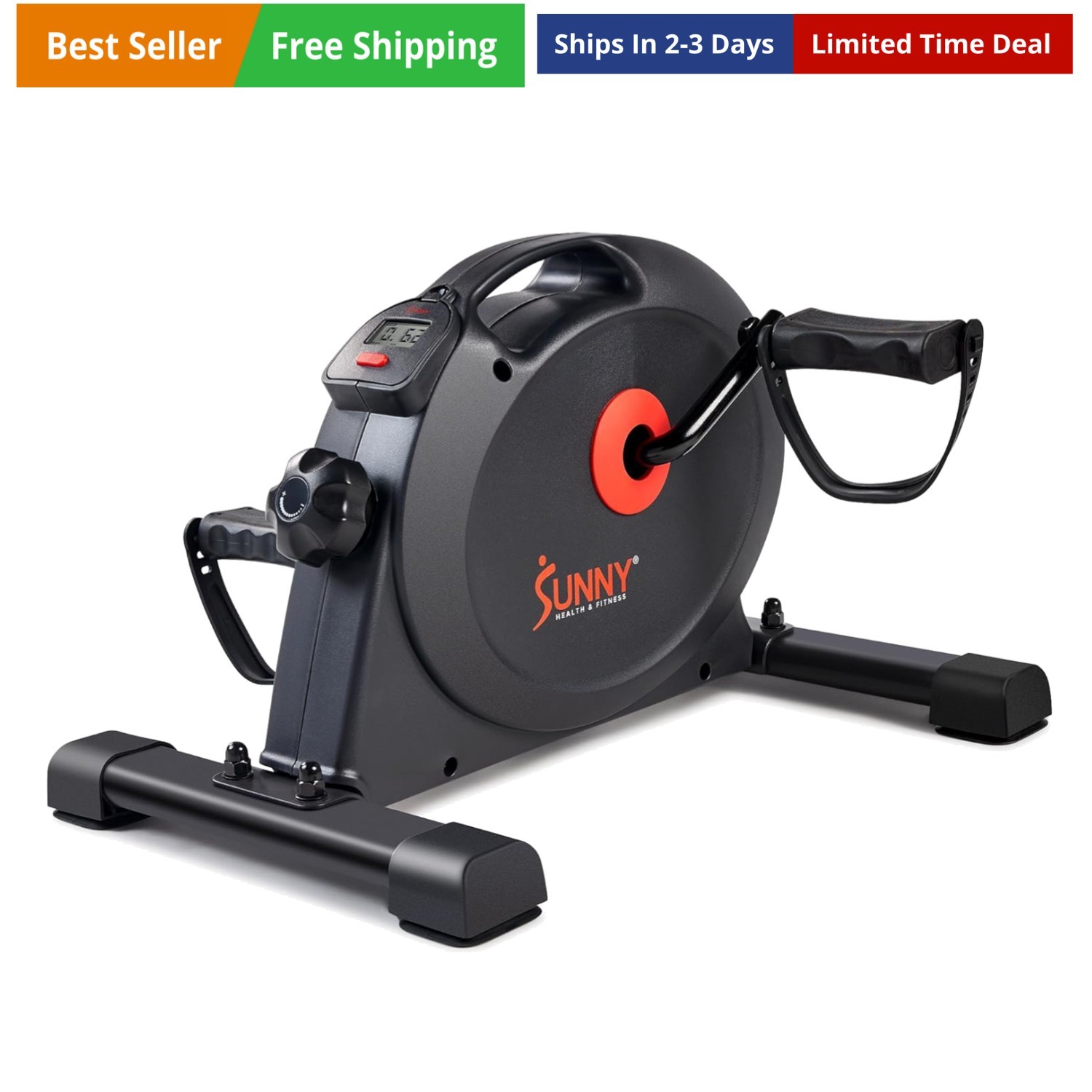 Smart Under-Desk Bike Exerciser, Low-Impact Cardio Cycling Equipment for Home...