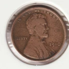 116 Year Old Collectible 1910 US Lincoln Wheat Penny Collectors Collection Coin