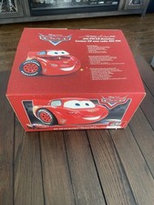 Disney Pixar Cars Lightning McQueen AM/FM Radio CD Boombox WORKING RARE