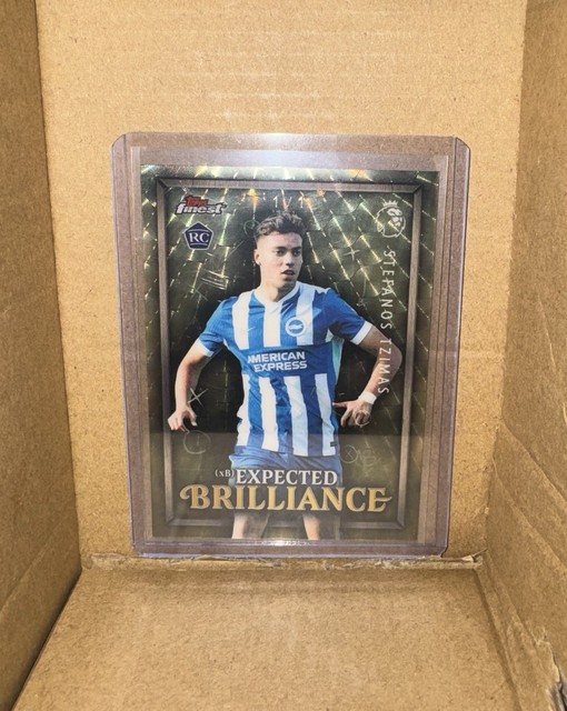 2025/26 Topps Finest Premier League Stefanos Tzimas xB 1/1 RC Superfractor