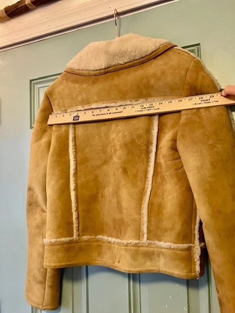 Vintage Men's Scully Leatherwear Genuine Suede Shearling Jacket Size 40 *Flaws* - Image 4 of 4