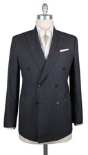 Luigi Borrelli Gray Wool Solid Sportcoat - 42/52 - LBGUDP201970R8 