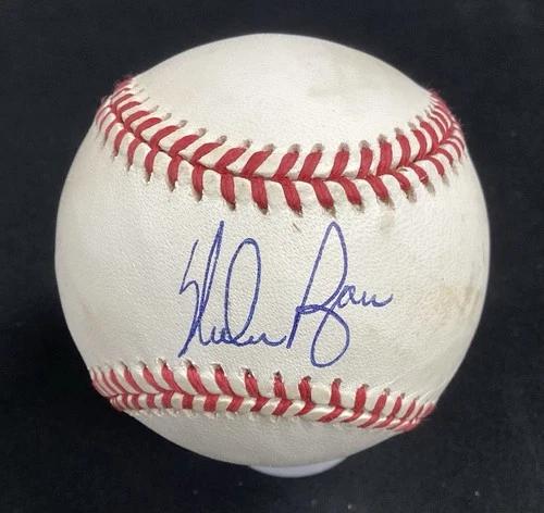 Nolan Ryan Signed Baseball OMLB Texas Rangers HOF Autograph PSA/DNA #1