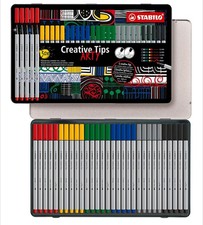 STABILO Creative Tips - Multi-Tip Pen Set 30er Dose CLASSIC - verschiedene Farben
